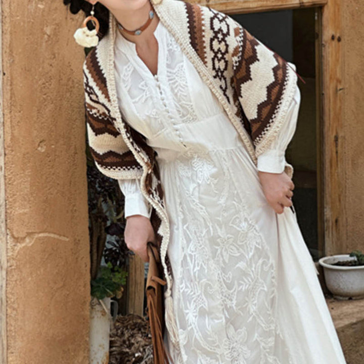 Buddha Stones marroni beige tibetane, in stile invernale, comodo da viaggio - image 10