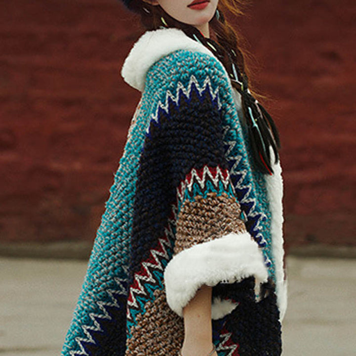 Scialle a righe multicolore tibetano con Buddha Stones , sciarpa da viaggio invernale e accogliente - image 28