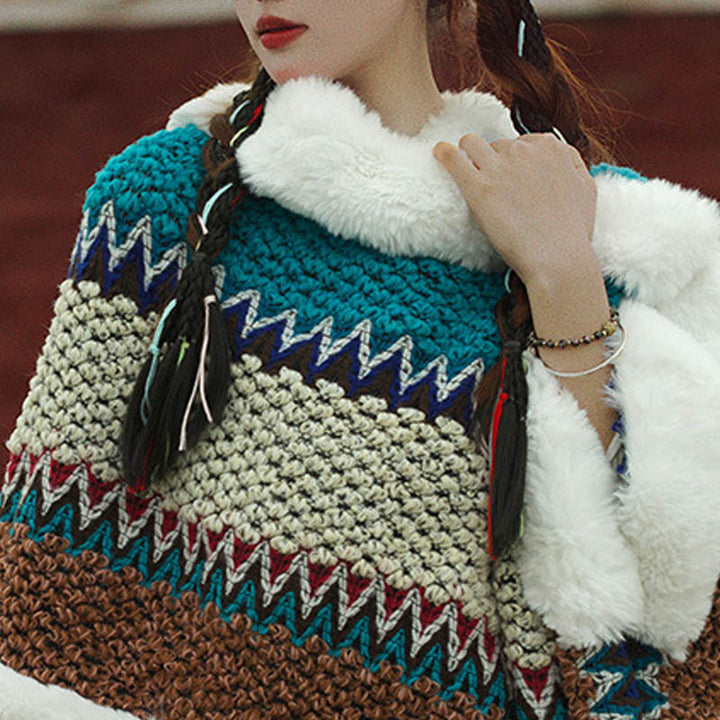 Scialle a righe multicolore tibetano con Buddha Stones , sciarpa da viaggio invernale e accogliente - image 50