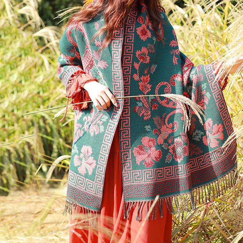 Scialle con Buddha Stones , sciarpa da viaggio avvolgente - image 1