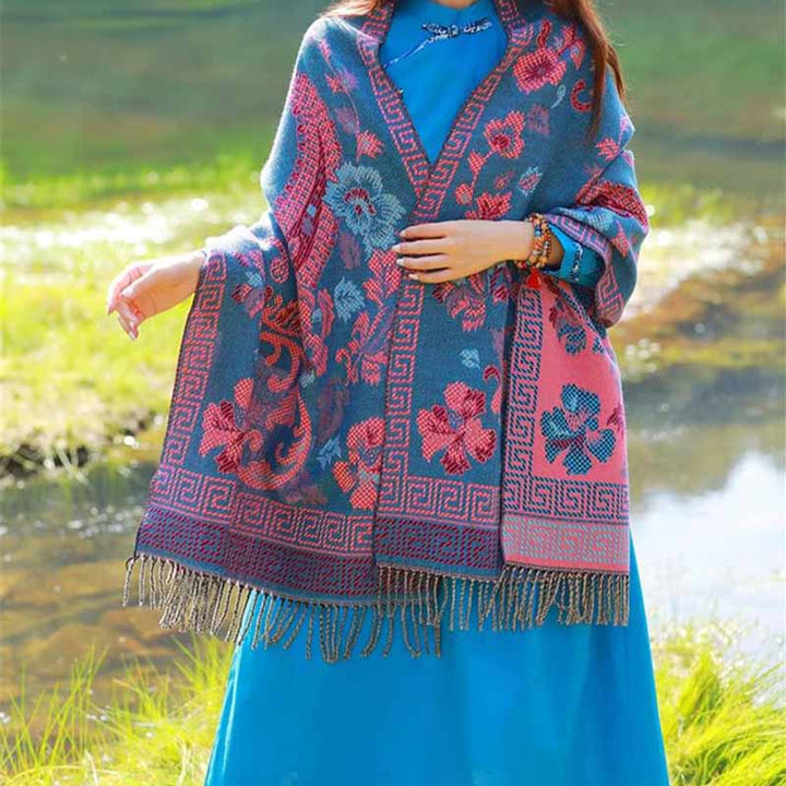 Scialle con Buddha Stones , sciarpa da viaggio avvolgente - image 11