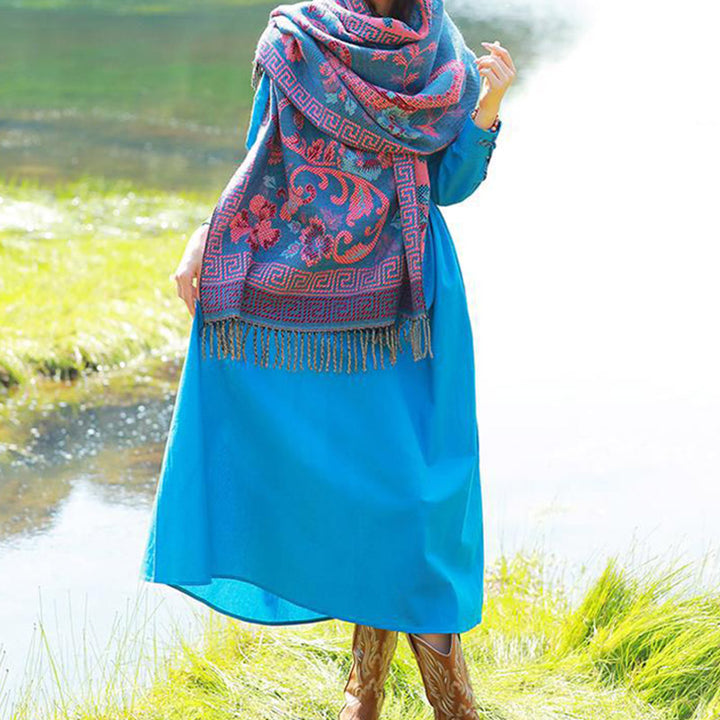 Scialle con Buddha Stones , sciarpa da viaggio avvolgente - image 18