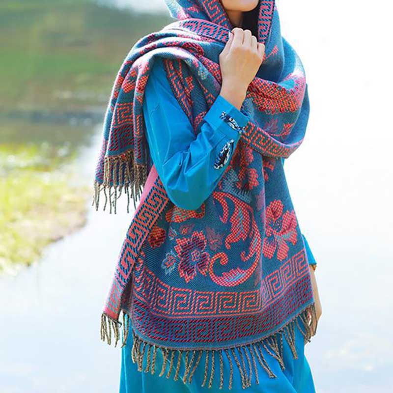 Scialle con Buddha Stones , sciarpa da viaggio avvolgente - image 14