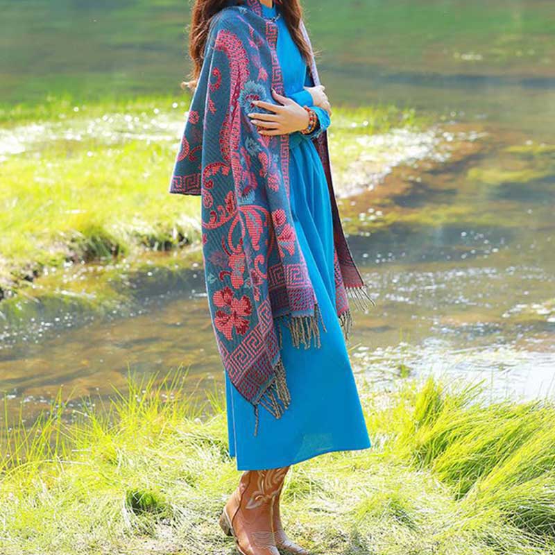 Scialle con Buddha Stones , sciarpa da viaggio avvolgente - image 17