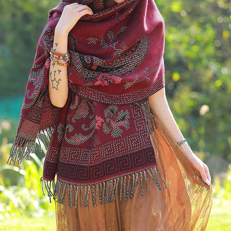 Scialle con Buddha Stones , sciarpa da viaggio avvolgente - image 24