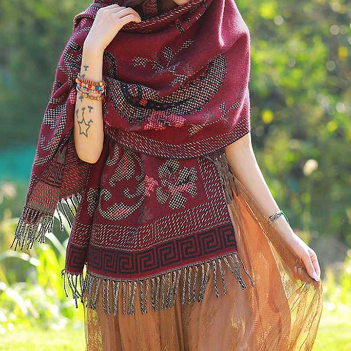 Scialle con Buddha Stones , sciarpa da viaggio avvolgente - image 24