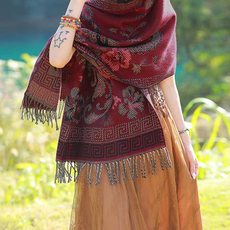 Scialle con Buddha Stones , sciarpa da viaggio avvolgente - image 22