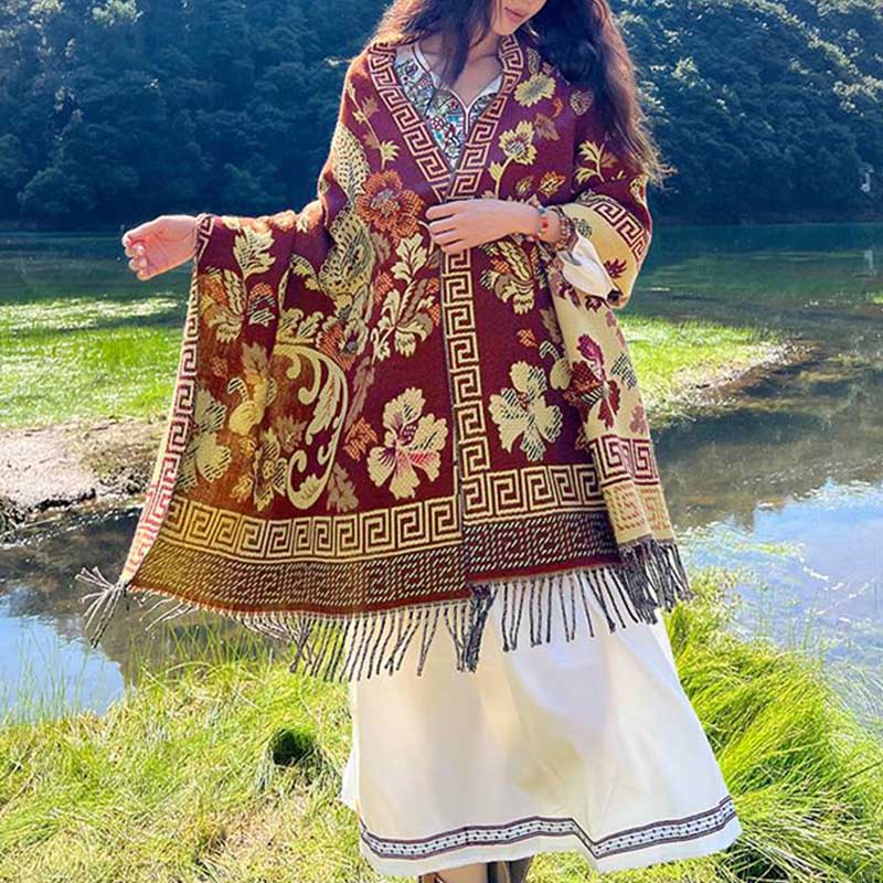 Scialle con Buddha Stones , sciarpa da viaggio avvolgente - image 34