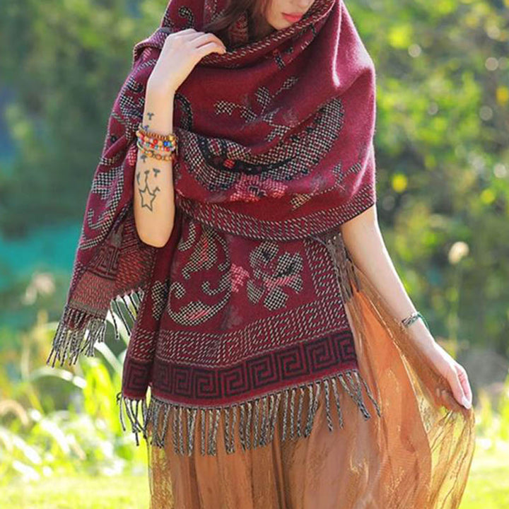 Scialle con Buddha Stones , sciarpa da viaggio avvolgente - image 21