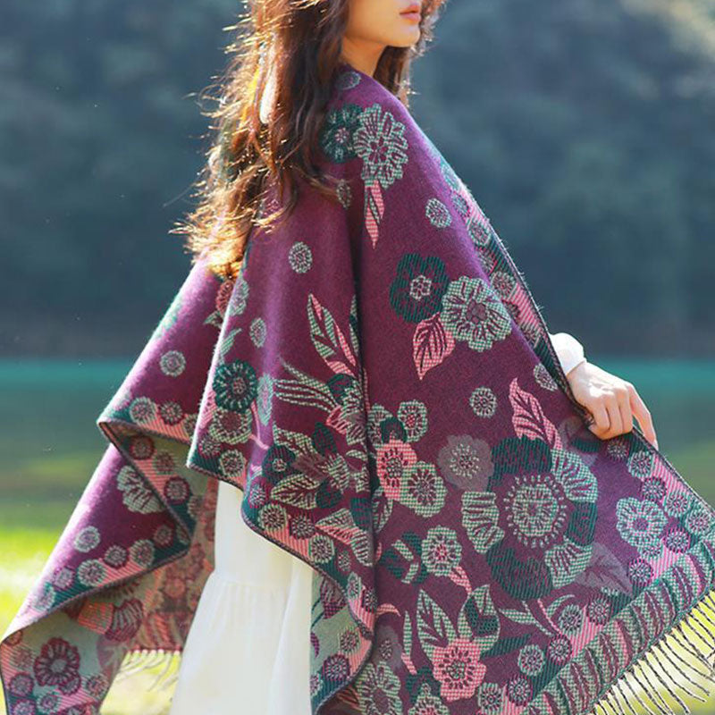 Buddha Stones, motivo tibetano, sciarpa da viaggio avvolgente - image 12