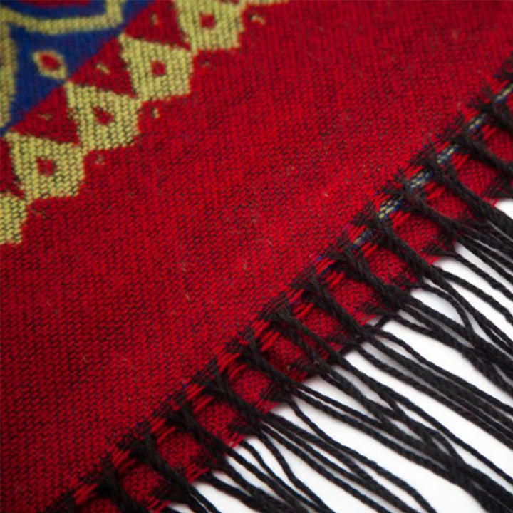 Buddha Stones, rosso, cuore, nappa, mantello con cappuccio, sciarpa da viaggio invernale e accogliente - image 19