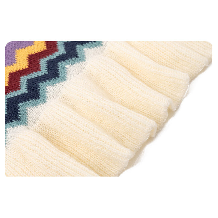 Scialle tibetano Buddha Stones, colorato, a righe, con nappe, avvolgente, invernale, comodo, da viaggio - image 13