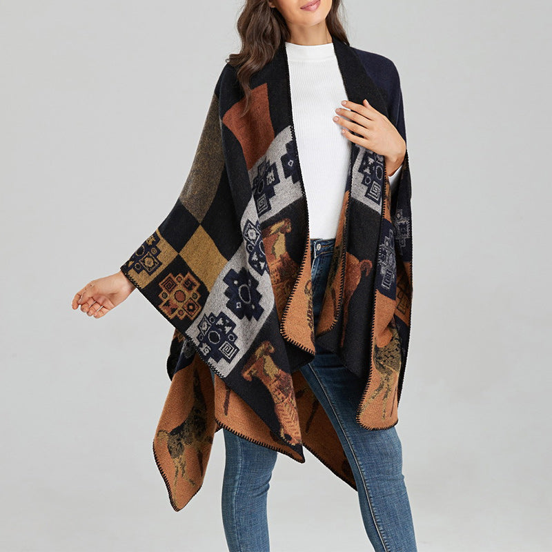 Scialle tibetano Buddha Stones , vaso di cervo, forme geometriche, sciarpa invernale da viaggio accogliente - image 21