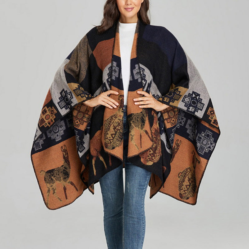 Scialle tibetano Buddha Stones , vaso di cervo, forme geometriche, sciarpa invernale da viaggio accogliente - image 16