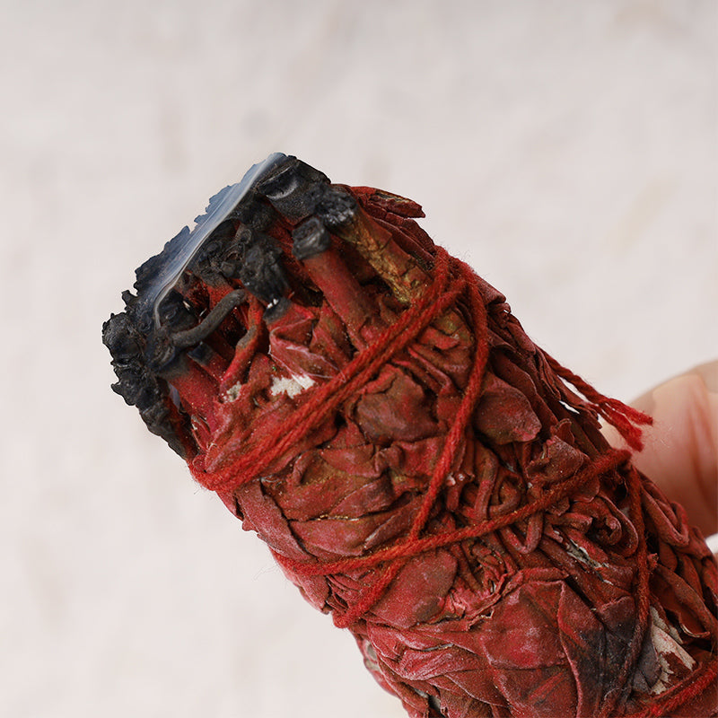 Buddha Stones, bastoncino di salvia con sangue di drago, per purificare l'energia negativa in casa, incenso, meditazione, rituali di guarigione