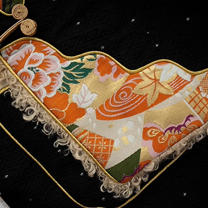 Buddha Stones Abbigliamento tibetano Lhasa Top foderato in pile Abbigliamento invernale da donna - image 10