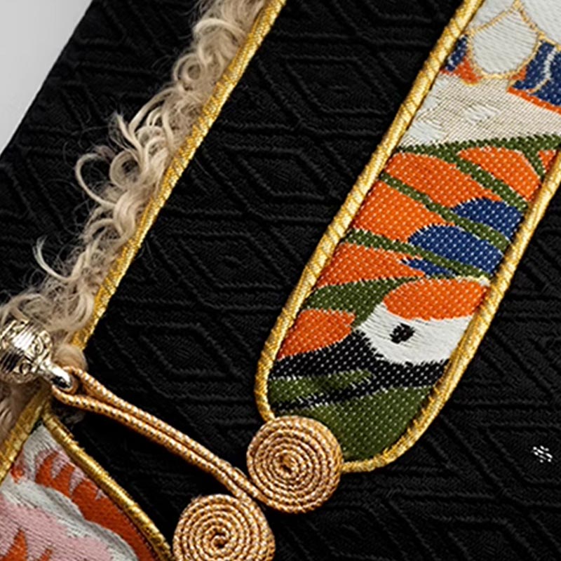 Buddha Stones Abbigliamento tibetano Lhasa Top foderato in pile Abbigliamento invernale da donna - image 13