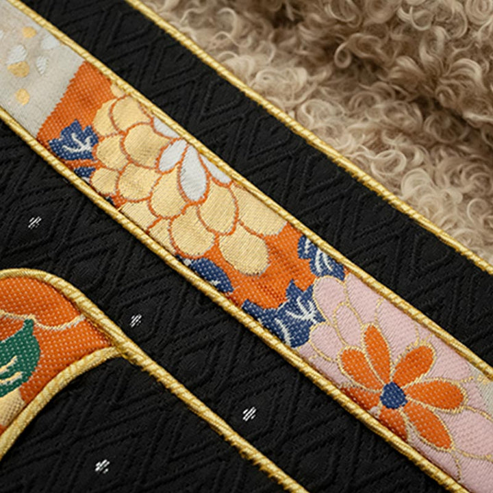 Buddha Stones Abbigliamento tibetano Lhasa Top foderato in pile Abbigliamento invernale da donna - image 12