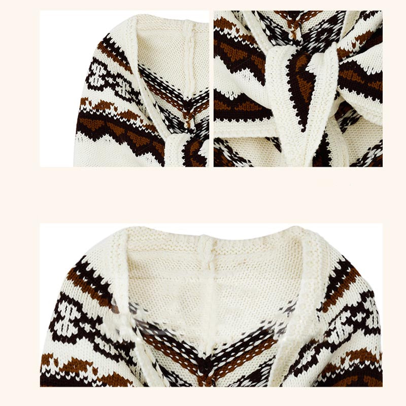 Scialle triangolare tibetano con Buddha Stones e nappe a righe, sciarpa da viaggio invernale e accogliente - image 11