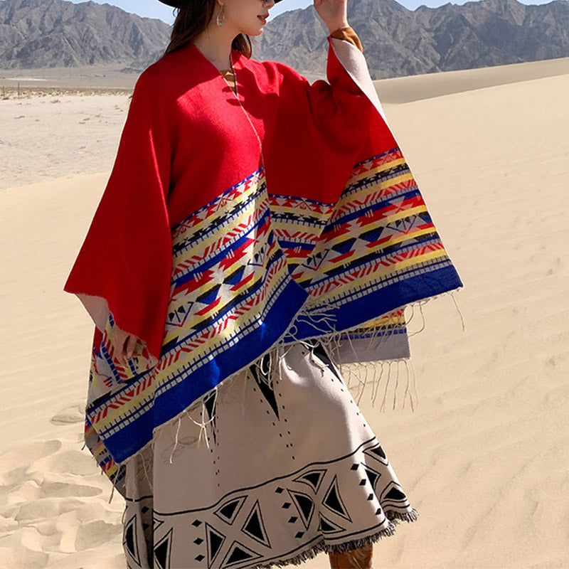 Buddha Stones , geometria colorata, caldo invernale, sciarpa da viaggio - image 21