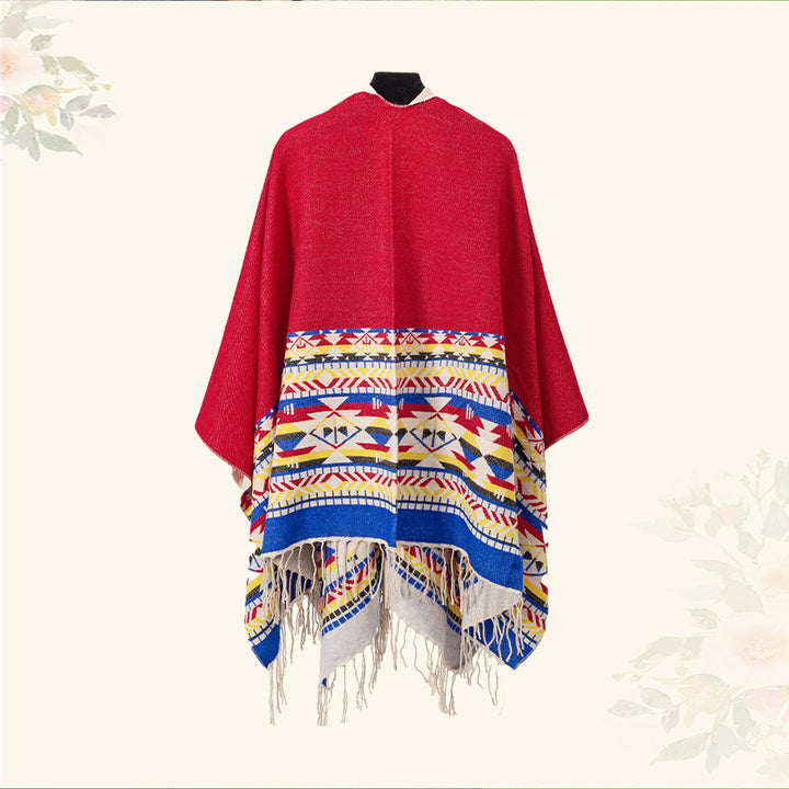 Buddha Stones , geometria colorata, caldo invernale, sciarpa da viaggio - image 24