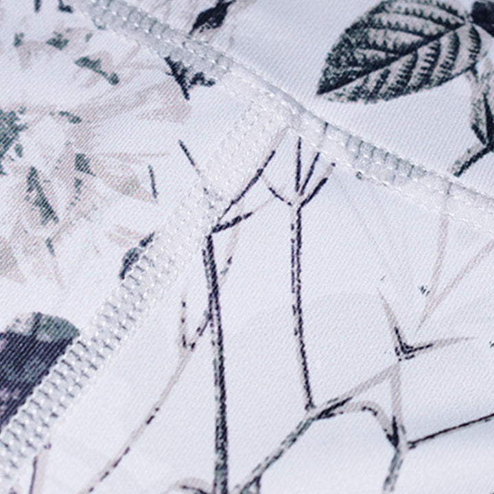 Pantaloni da yoga sportivi da donna con stampa di fiori Buddha Stones e pietre - image 8