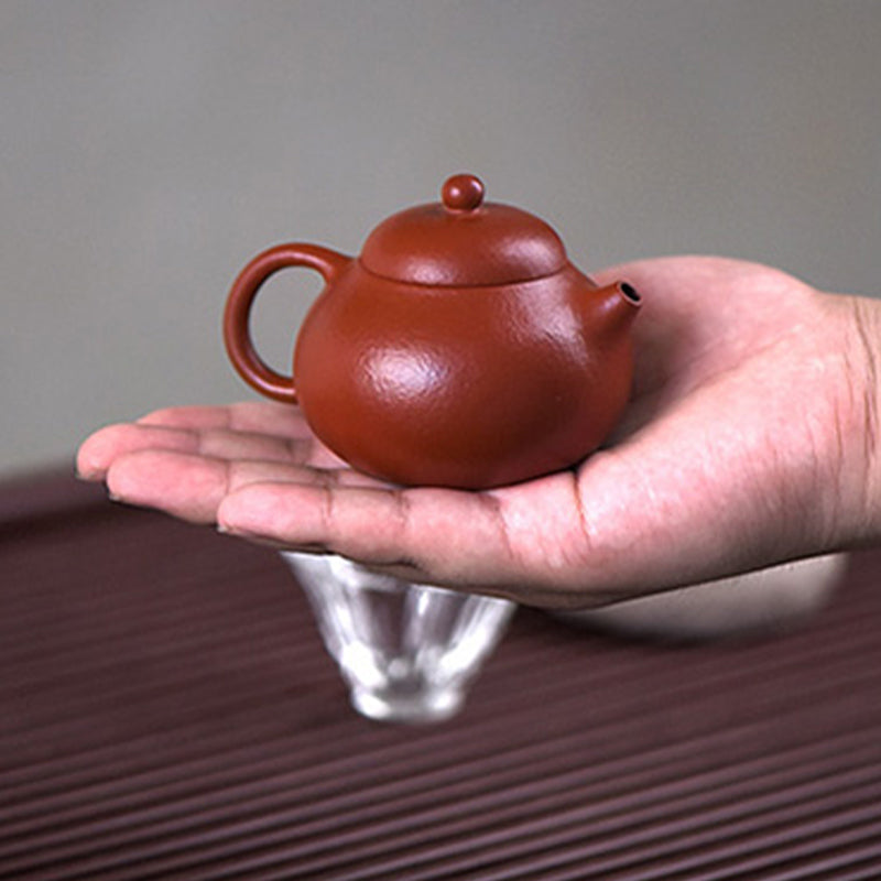 Buddha Stones Yixing Tutto Fatto a Mano Wen Dan Marrone Viola Argilla Kung Fu Teiera - image 17