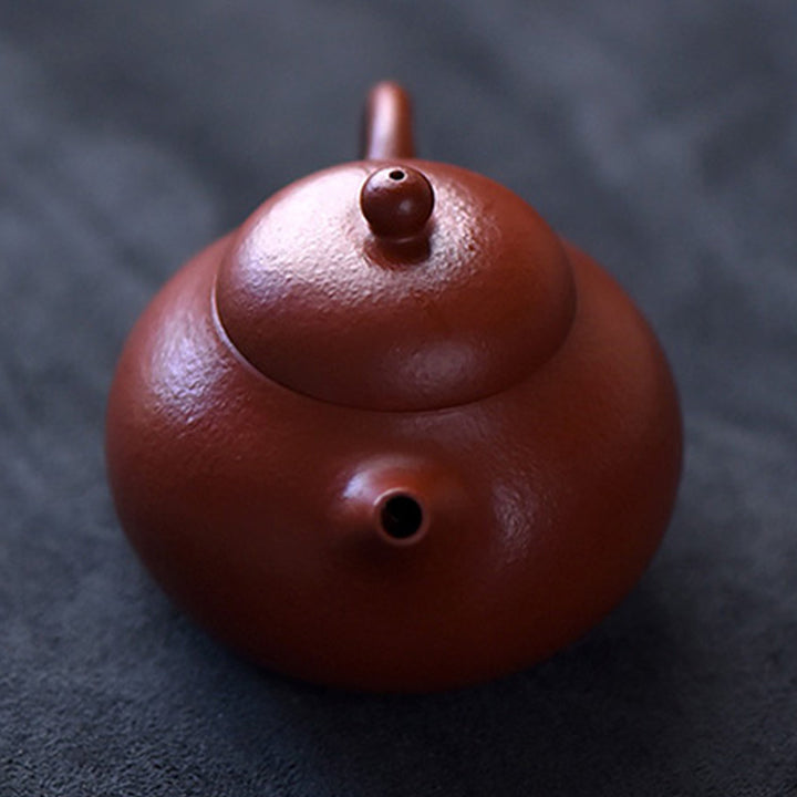Buddha Stones Yixing Tutto Fatto a Mano Wen Dan Marrone Viola Argilla Kung Fu Teiera