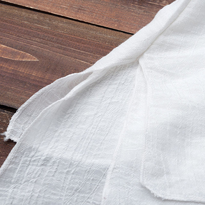 Set da donna con 2 pezzi Buddha Stones , design semplice, pantaloni bianchi, abbigliamento per meditazione, yoga, zen e tai chi - image 14