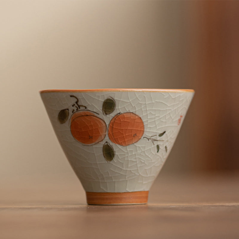 Buddha Stones Cachi Barca Koi Pesce Loto Tazza da tè in ceramica Kung Fu Tazza da tè 50ml