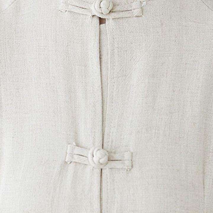 Completo da donna con 2 pezzi di abbigliamento Zen Tai Chi e pantaloni con design a rana cinese e Buddha Stones meditazione (top e pantaloni). - image 7