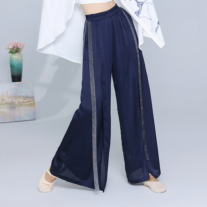 Buddha Stones 2 pezzi abbigliamento da danza classica Zen Tai Chi abbigliamento da meditazione cotone top pantaloni set da donna
