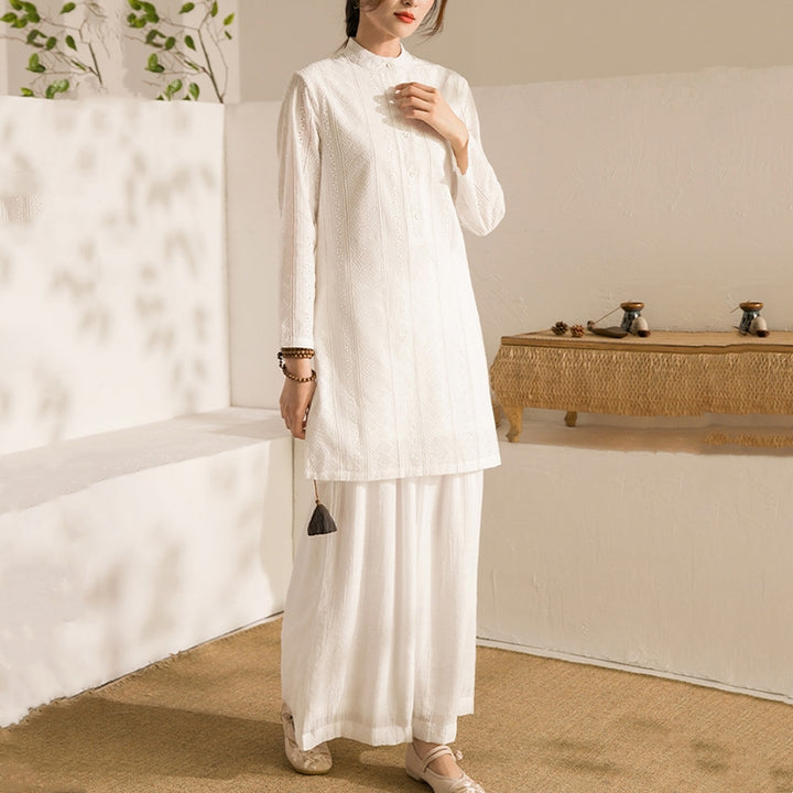 Buddha Stones 2 pezzi manica lunga abbigliamento yoga abbigliamento meditazione top pantaloni set da donna
