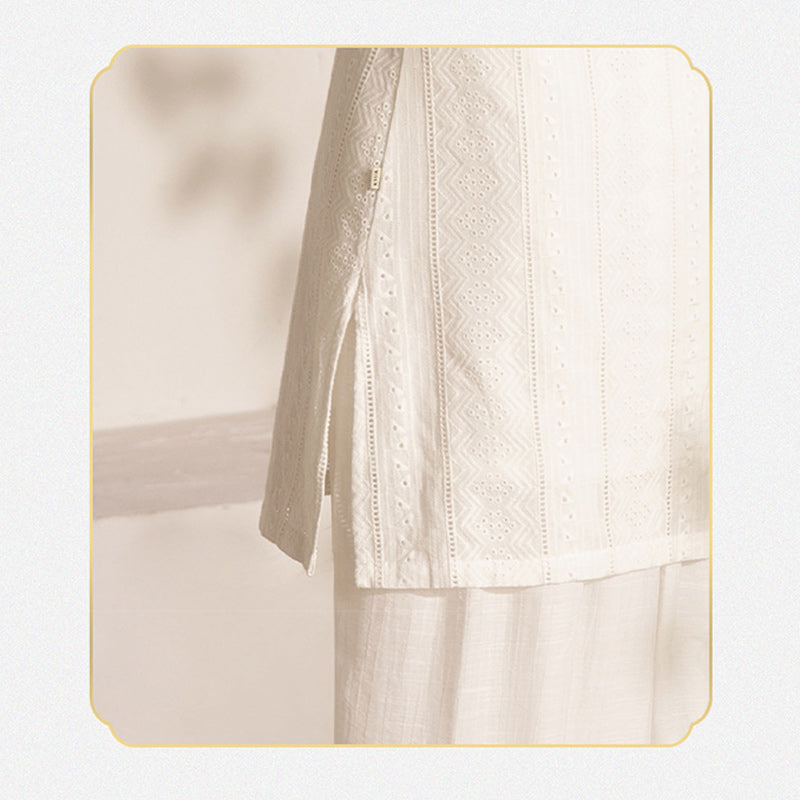 Buddha Stones 2 pezzi manica lunga abbigliamento yoga abbigliamento meditazione top pantaloni set da donna - image 6