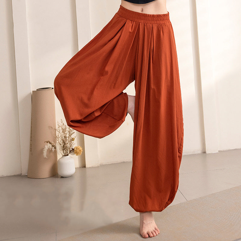 Pantaloni da yoga da donna con design semplice Buddha Stones , fitness e sport - Pantaloni rossi - US12, UK/AU16, EU44 (XL) - image 0