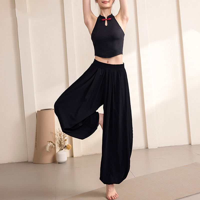 Pantaloni da yoga da donna con design semplice Buddha Stones , fitness e sport - image 23