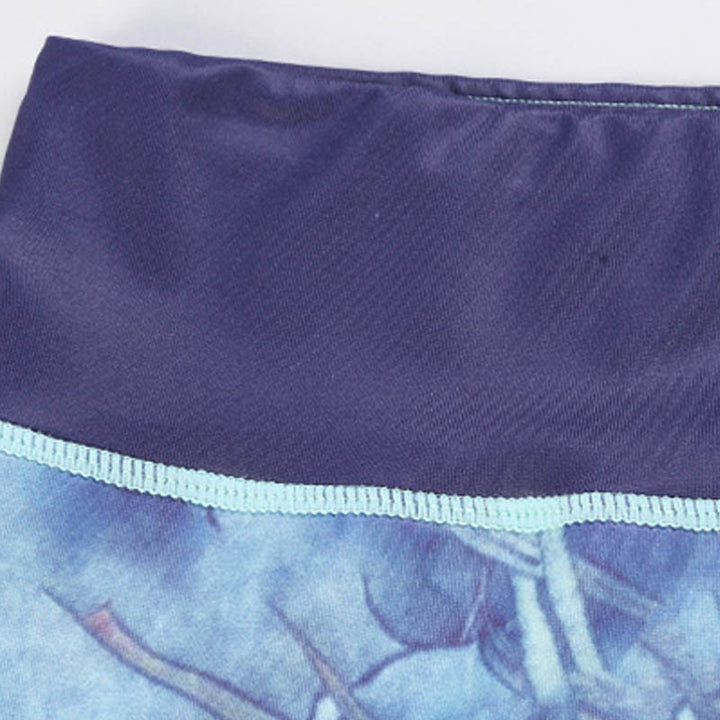 Pantaloni da yoga sportivi da donna con stampa di fiori di loto Buddha Stones - image 15