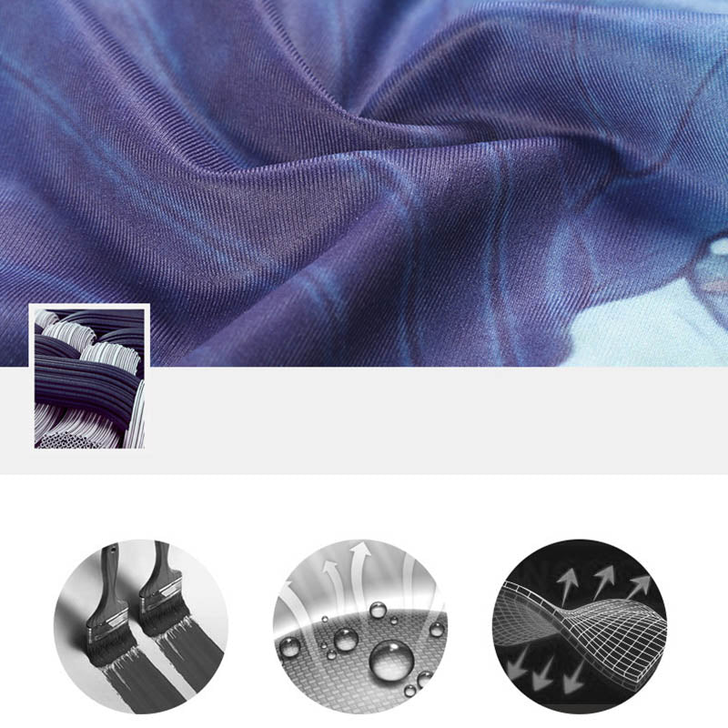 Pantaloni da yoga sportivi da donna con stampa di fiori di loto Buddha Stones - image 17