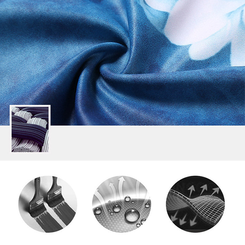 Pantaloni da yoga da donna con stampa floreale e fiori di loto e Buddha Stones - image 10