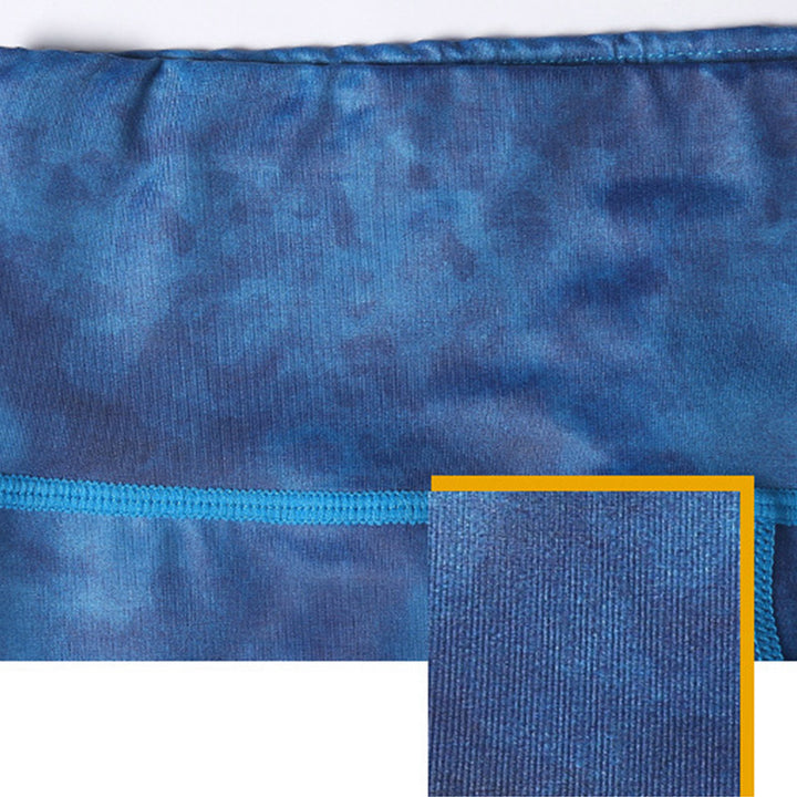 Pantaloni da yoga da donna con stampa floreale e fiori di loto e Buddha Stones - image 8