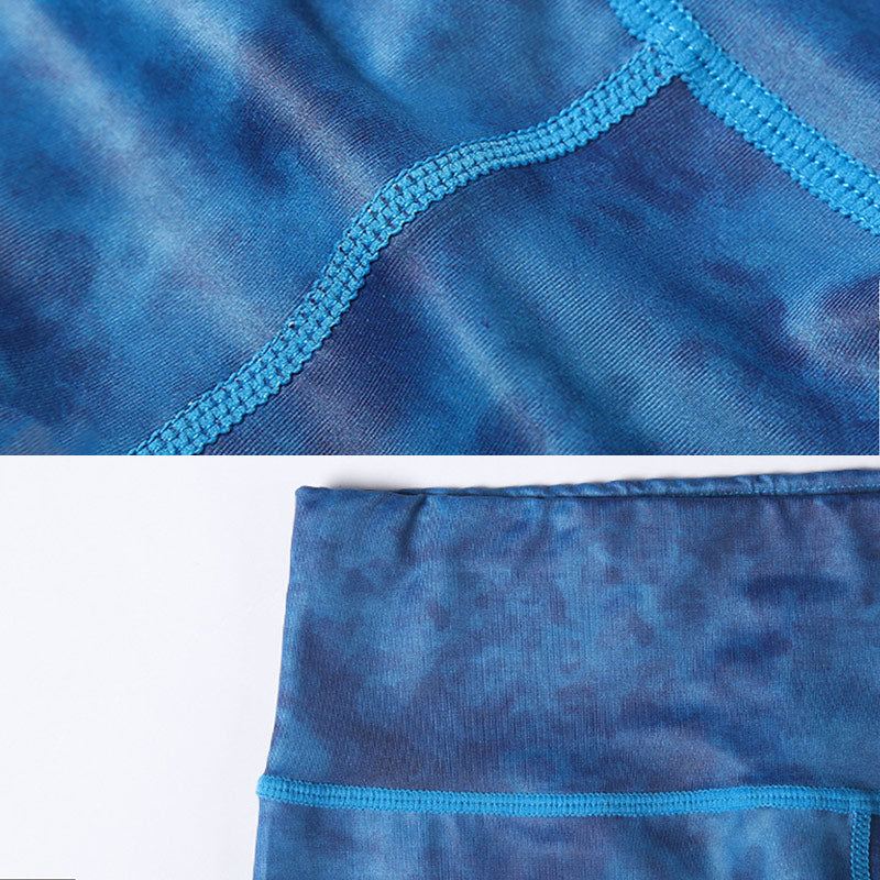 Pantaloni da yoga da donna con stampa floreale e fiori di loto e Buddha Stones - image 10