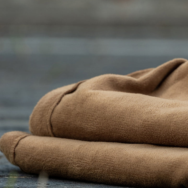 Pantaloni in lino e cotone ramiè Buddha Stones Pantaloni con design tie-dye Pantaloni larghi Zen Yoga da donna con tasche - image 7