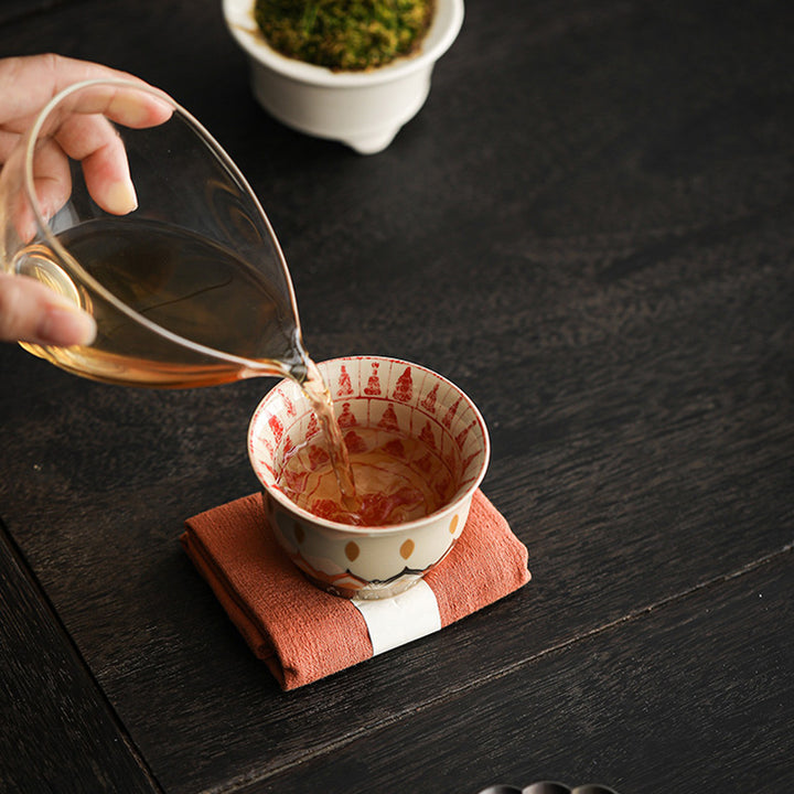 Buddha Stones Dunhuang Color Thousand Buddhas Tazza da tè Kung Fu Tazza da tè 100ml
