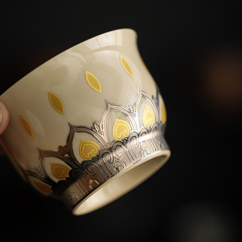 Buddha Stones Dunhuang Color Thousand Buddhas Tazza da tè Kung Fu Tazza da tè 100ml