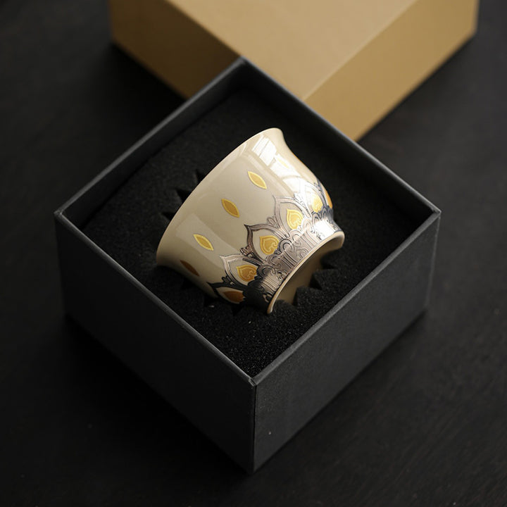 Buddha Stones Dunhuang Color Thousand Buddhas Tazza da tè Kung Fu Tazza da tè 100ml