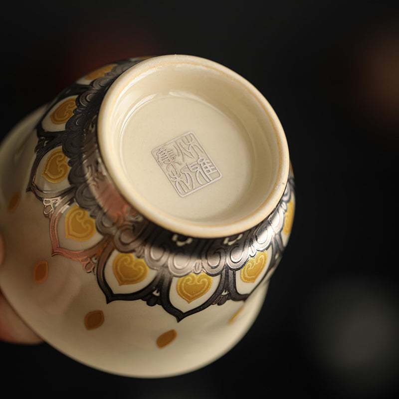Buddha Stones Dunhuang Color Thousand Buddhas Tazza da tè Kung Fu Tazza da tè 100ml