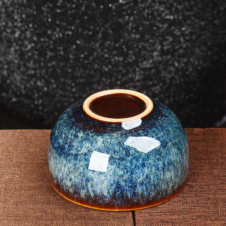 Buddha Stones Lotus Dragon Phoenix Koi Fish Tazza da tè in ceramica cinese Jianzhan Kung Fu Tea Cup 110ml