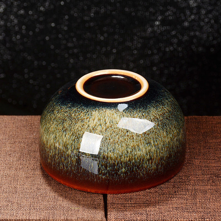 Buddha Stones Lotus Dragon Phoenix Koi Fish Tazza da tè in ceramica cinese Jianzhan Kung Fu Tea Cup 110ml