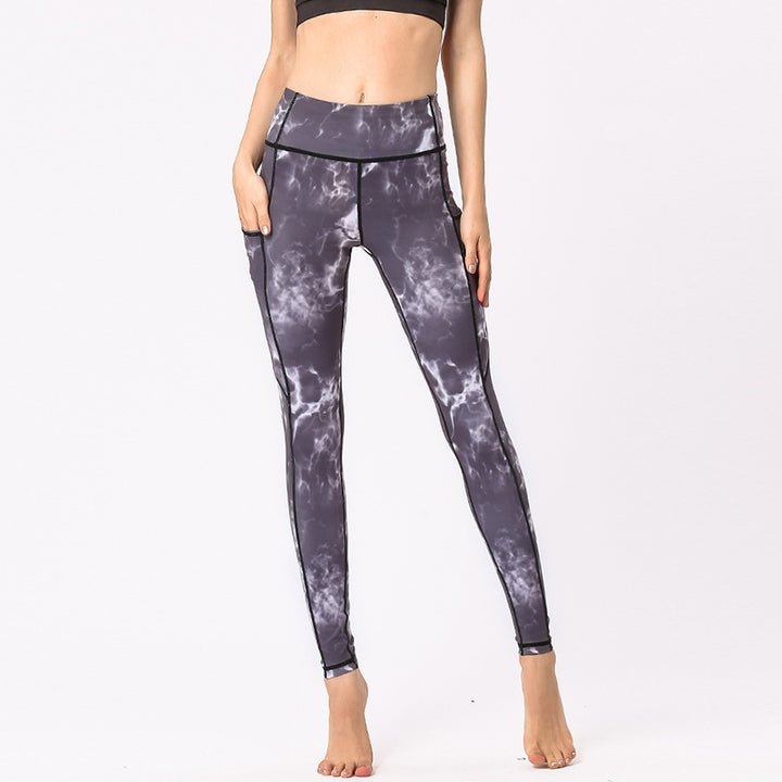 Pantaloni da yoga da donna con stampa colorata Buddha Stones Leggings sportivi da fitness - image 6