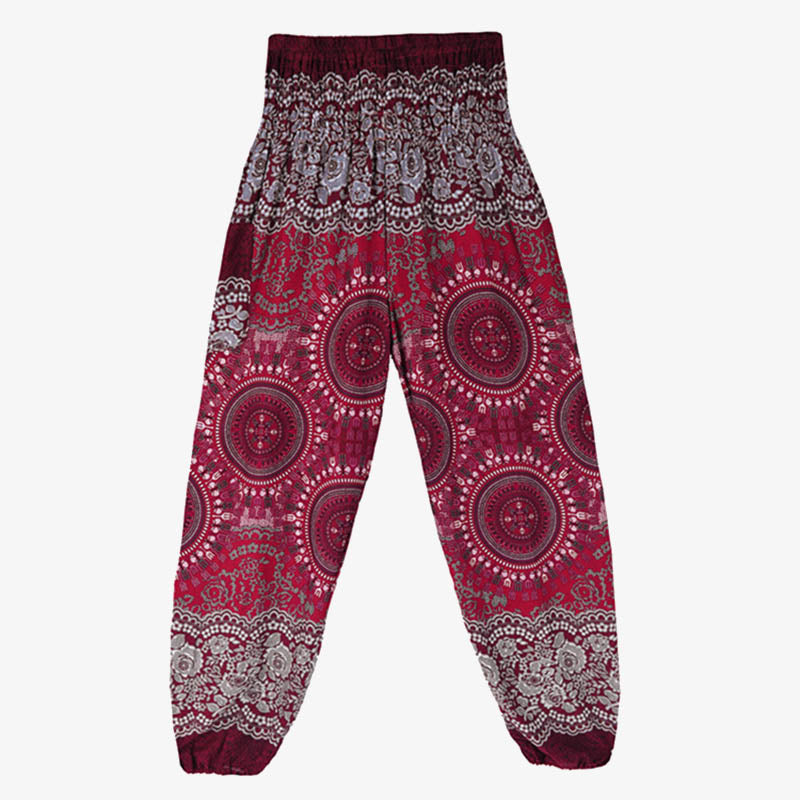 Pantaloni harem larghi Boho Buddha Stones Pantaloni yoga da donna - image 26